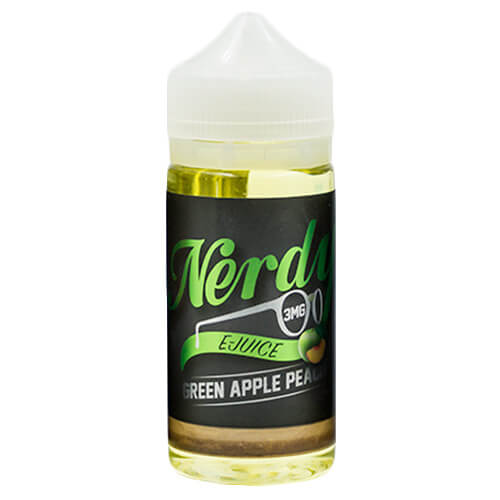Nerdy E-Juice - Green Apple Peach - 100ml - 100ml / 3mg