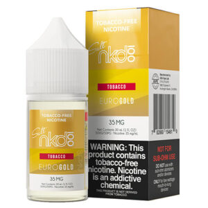 Nkd 100 Tobacco-Free SALTS Tobacco - Euro Gold - 30ml / 35mg