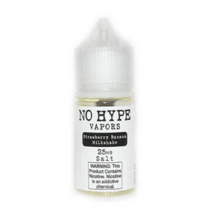 No Hype Vapors SALTS - Strawberry Banana Milkshake - 30ml / 50mg