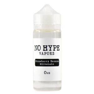 No Hype Vapors - Strawberry Banana Milkshake - 120ml - 120ml / 0mg