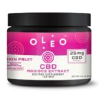 OLEO™ Passion Fruit Rooibos Tea Mix with OleoCBD™ 10 Serving Jar