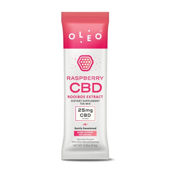 OLEO™ Raspberry Rooibos Tea Mix with OleoCBD™ Single Pack