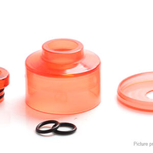 PMMA Cap + Beauty Ring + 510 Drip Tip Kit for NarDA RDA Atomizer (Red)