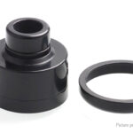 POM 510 Drip Tip + Top Cap + Decorative Ring Kit for Haku Venna RDA Atomizer (Black)