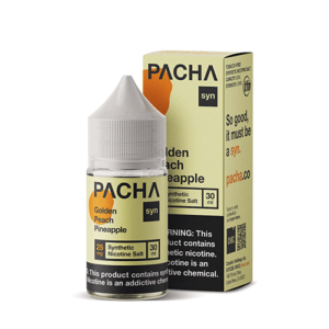 Pacha SYN Tobacco-Free SALTS - Golden Peach Pineapple - 30ml / 25mg