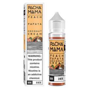 Pachamama E-Liquid - Peach Papaya Coconut Cream - 60ml / 0mg