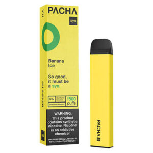 Pachamama SYNthetic 1500 - Disposable Vape Device - Banana Ice - 10 Pack / 50mg