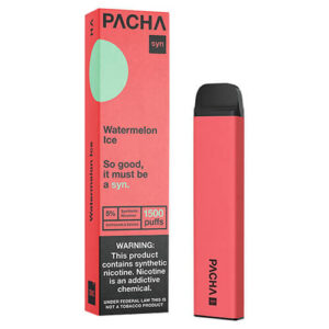 Pachamama SYNthetic 1500 - Disposable Vape Device - Watermelon Ice - 10 Pack / 50mg