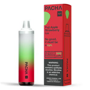 Pachamama SYNthetic 3000 - Disposable Vape Device - Fuji Apple Strawberry Ice - 10 Pack / 50mg