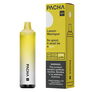 Pachamama SYNthetic 3000 - Disposable Vape Device - Lemon Meringue - 10 Pack / 50mg