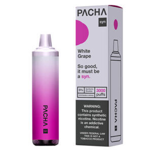 Pachamama SYNthetic 3000 - Disposable Vape Device - White Grape - 10 Pack / 50mg