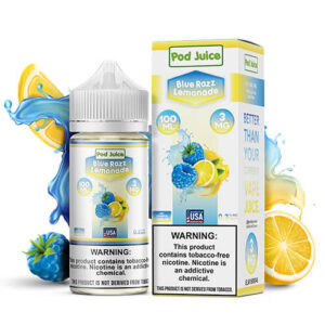 Pod Juice - Blue Razz Lemonade - 100mL - 100mL / 6mg
