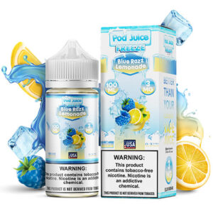 Pod Juice Tobacco-Free - Blue Razz Lemonade Freeze - 100ml / 0mg
