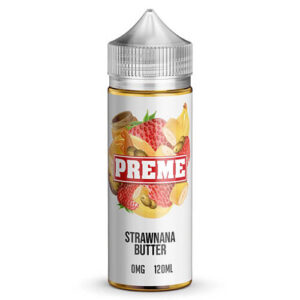 Preme eLiquids - Strawnana Butter - 120ml - 120ml / 0mg