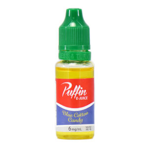 Puffin E-Juice - Blue Cotton Candy - 15ml - 15ml / 0mg