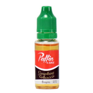 Puffin E-Juice - Cowboy Tobacco - 15ml / 0mg