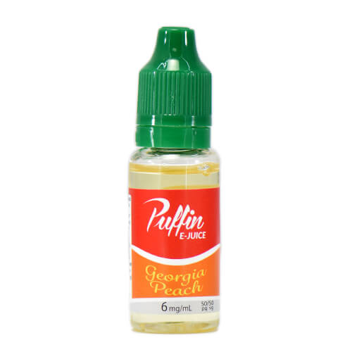 Puffin E-Juice - Georgia Peach - 15ml - 15ml / 0mg