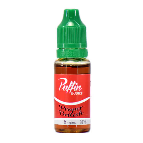 Puffin E-Juice - Proper British - 15ml - 15ml / 0mg