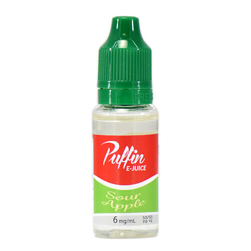 Puffin E-Juice - Sour Apple - 15ml - 15ml / 12mg