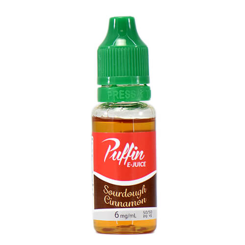 Puffin E-Juice - Sourdough Cinnamon - 15ml - 15ml / 12mg