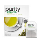 Purity Organic CBD Focus Tea - Green Tea & Lemon 15mg 18 Count