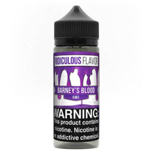 Ridiculous Flavor Vape Juice - Barney's Blood - 120ml / 0mg