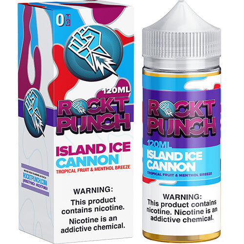 Rockt Punch Giant Sized E-Juice - Island Ice Cannon - 120ml / 0mg