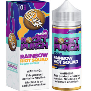 Rockt Punch Giant Sized E-Juice - Rainbow Riot Squad - 120ml / 0mg