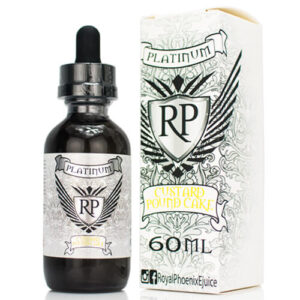 Royal Phoenix Platinum E-Juice - Custard Pound Cake - 60ml - 60ml / 0mg