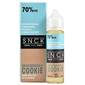 SNCK Snacks E-Liquid - Snickerdoodle Cookie - 60ml / 0mg