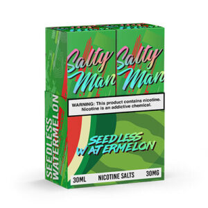 Salty Man Vapor eJuice - Seedless Watermelon - 2x30ml / 30mg