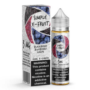 Simple E-Fruit - Blackberry Blueberry Grape - 60ml / 0mg