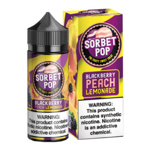 Sorbet Pop eJuice Synthetic - Blackberry Peach Lemonade - 100ml / 0mg