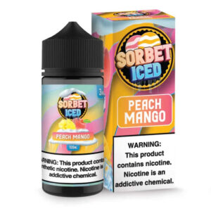 Sorbet Pop eJuice Synthetic - Peach Mango Iced - 100ml / 3mg