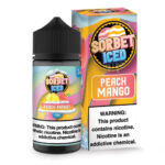 Sorbet Pop eJuice Synthetic SALTS - Peach Mango Iced - 30ml / 24mg