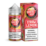 Sorbet Pop eJuice Synthetic - Straw Lemon - 100ml / 0mg