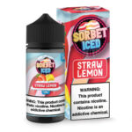 Sorbet Pop eJuice Synthetic - Straw Lemon Iced - 100ml / 6mg