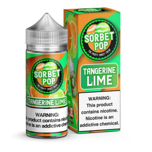 Sorbet Pop eJuice Synthetic - Tangerine Lime - 100ml / 3mg