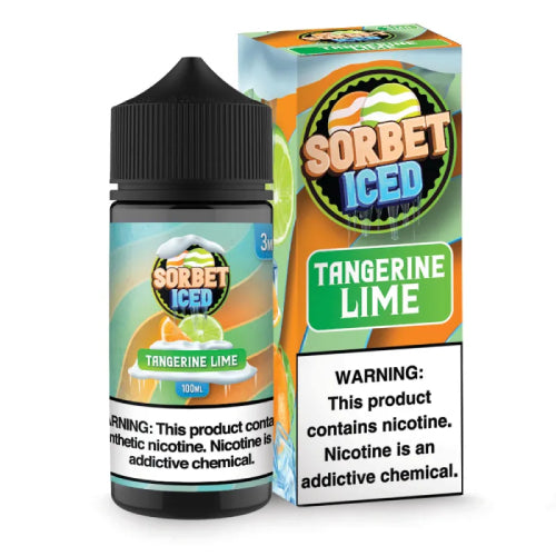 Sorbet Pop eJuice Synthetic - Tangerine Lime Iced - 100ml / 6mg