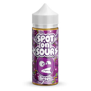 Spot On Sour E-Liquid - Grape - 120ml / 0mg