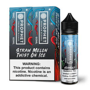 Stay Salty eJuice by Prophet Premium - Straw Melon Twist On Ice - 2x60ml / 0mg