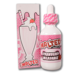 The Malted E-Liquid - Strawberry Milkshake - 60ml - 60ml / 0mg