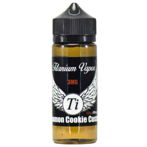 Titanium Vapor - Cinnamon Cookie Custard eJuice - 120ml - 120ml / 1.5mg