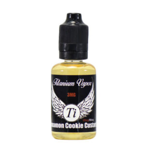 Titanium Vapor - Cinnamon Cookie Custard eJuice - 30ml - 30ml / 1.5mg