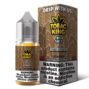 Tobac King eJuice On Salt - Butterscotch - 30ml / 35mg