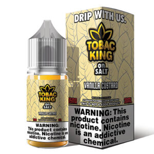 Tobac King eJuice On Salt - Vanilla Custard - 30ml / 50mg