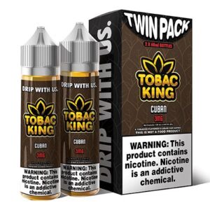 Tobac King eJuice Synthetic - Cuban - 2x60ml / 12mg