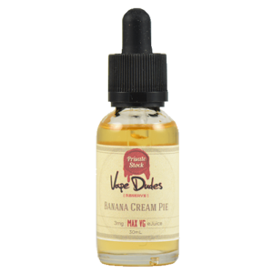 Vape Dudes eJuice - Banana Cream Pie - 30ml - 30ml / 0mg