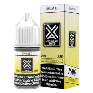 VaporLAX SALTS - Banana Ice - 30ml / 25mg