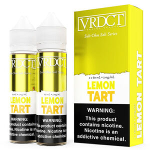 Verdict Vapors Sub Ohm Salts - Lemon Tart - 2x60ml / 0mg